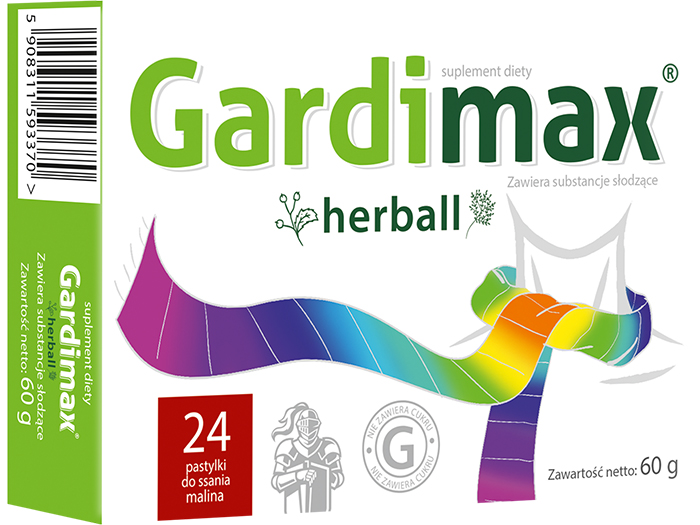 AP Gardimax Herball mailna 24 tabletki do ssania