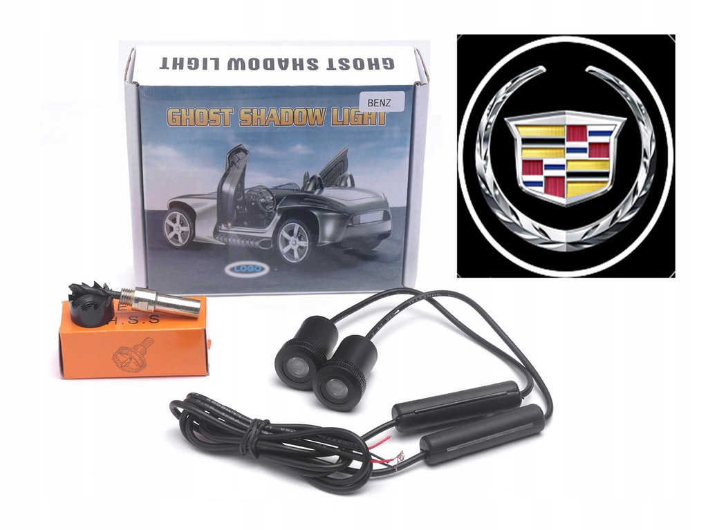 LED LOGO PROJEKTOR WSZYSTKIE MODELE CADILLAC STS XTS SRX ATS CTS ESCALADE