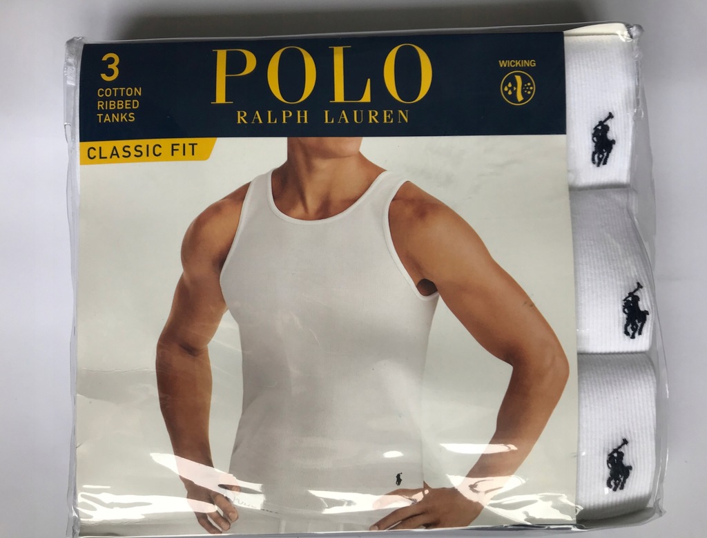 Podkoszulki męskie RALPH LAUREN L 3 pak