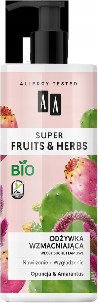 AA Super Fruits Herbs odżywka wzmacniająca włosy