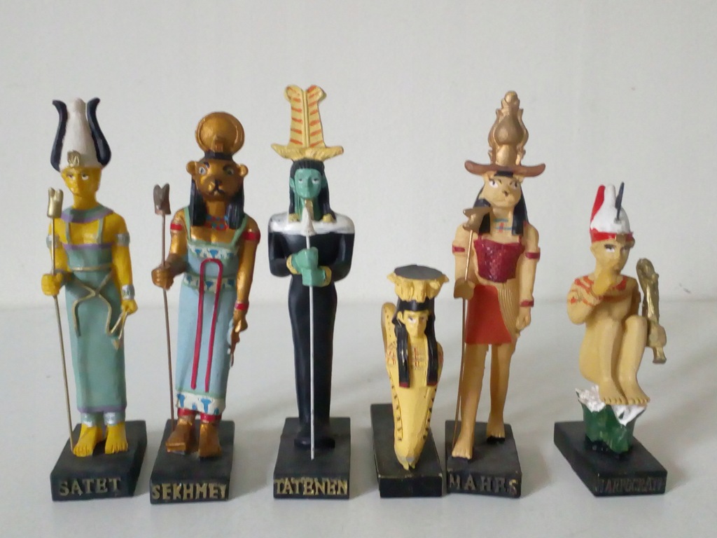 Figurki egipskie 6 szt.