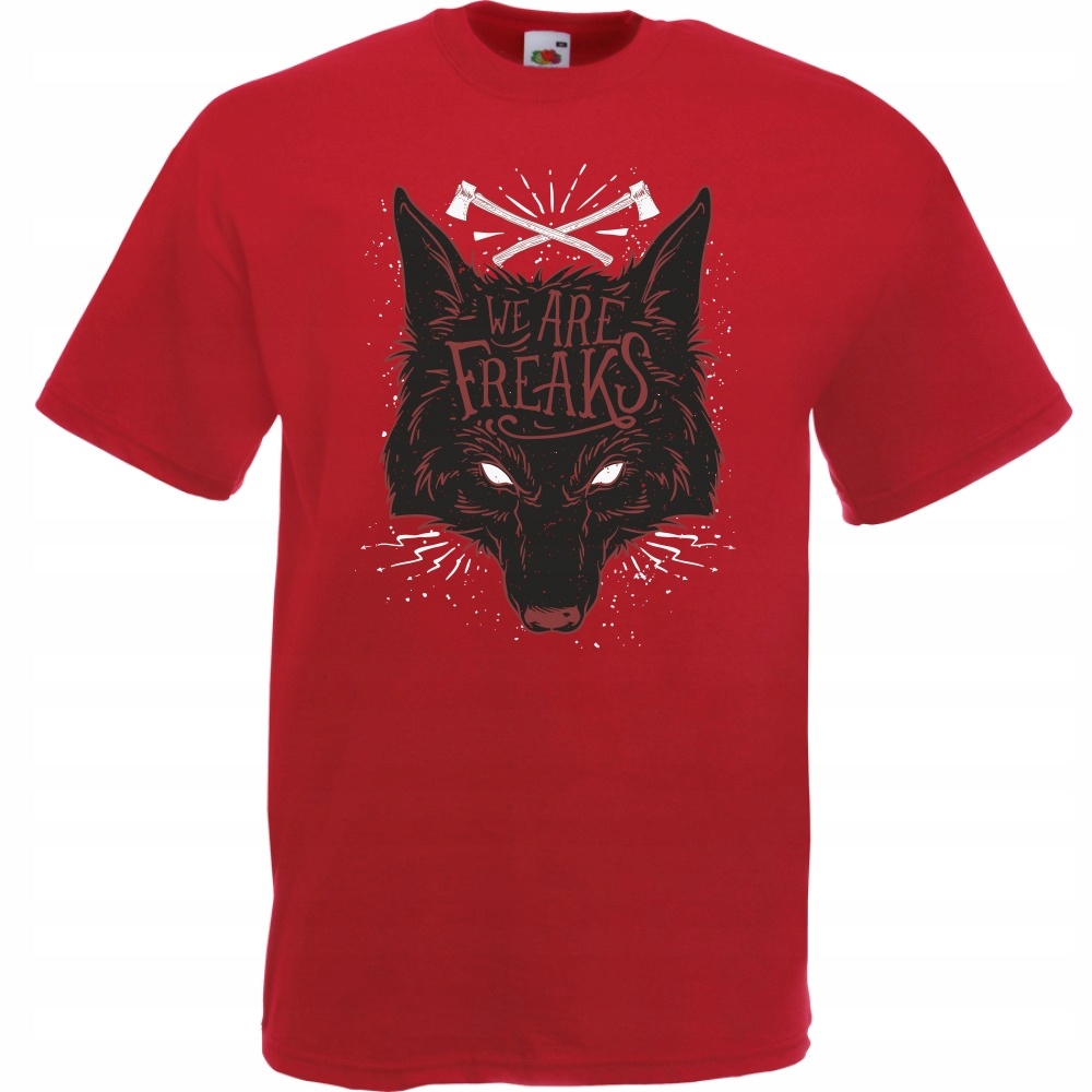Koszulka we are freaks wilk zwierzę wilki las XXL