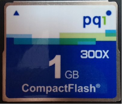 Nowa Karta pamięci Compact Flash CF PQI 1GB 300x
