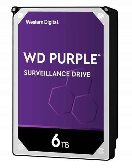 Dysk WD Purple 6 TB 3.5" SATA III do monitoringu