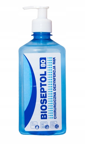 BIOSEPTOL 80 PŁYN DO DEZYNFEKCJI RĄK 500ml pompka