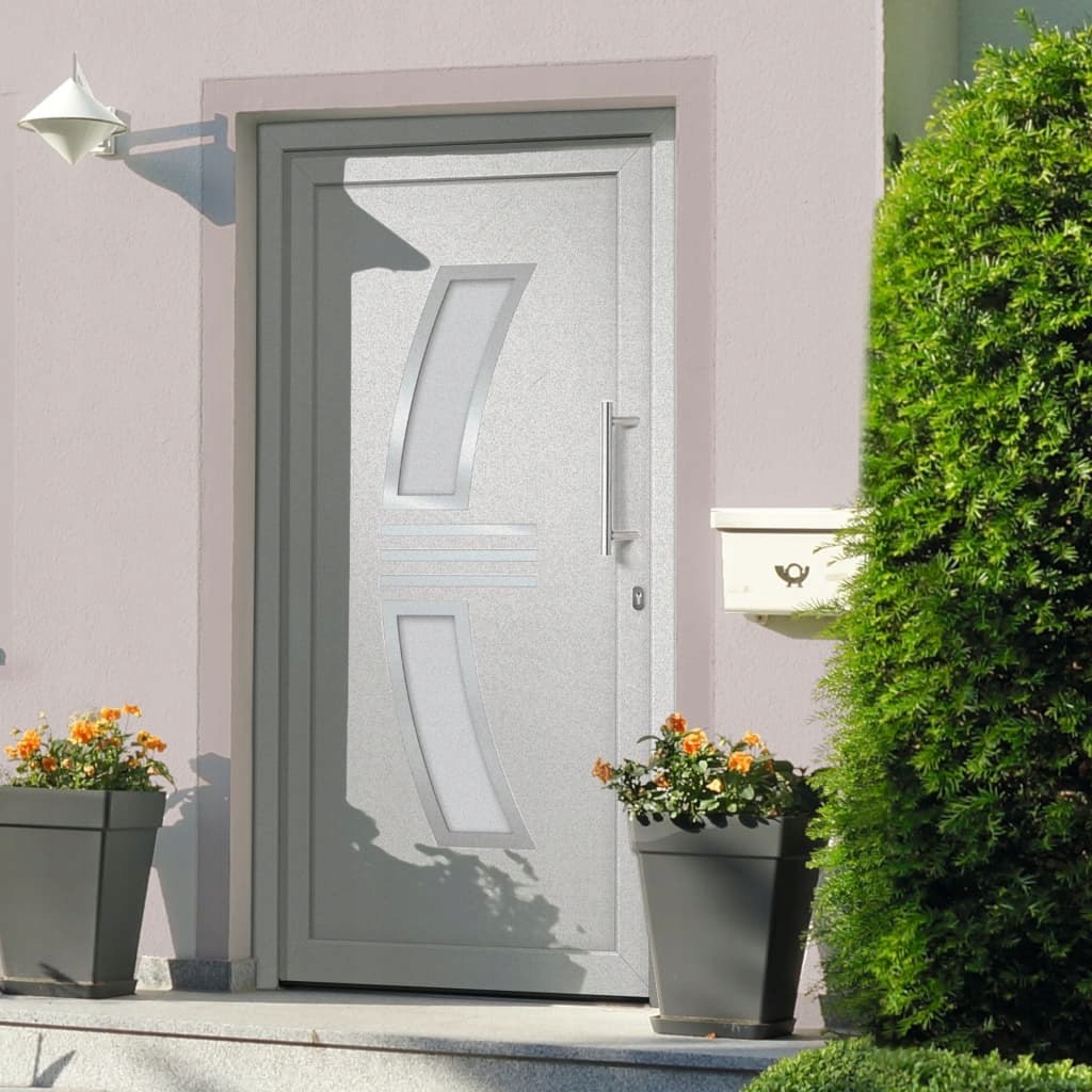 Stylowe Meble Drzwi frontowe, białe, 98 x 200 cm