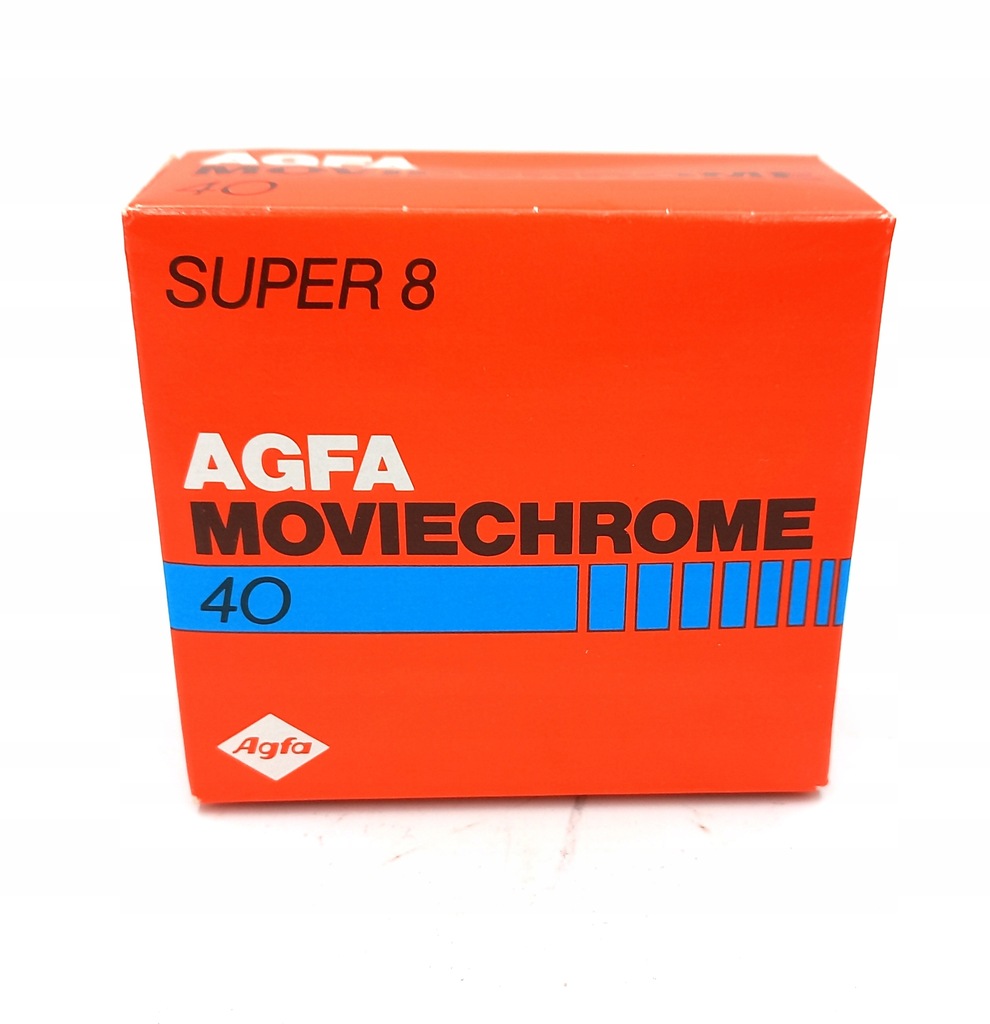 FILM AGFA MOVIECHROME 40 SUPER 8 Data ważności 01/88