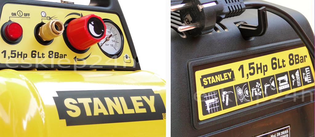 Купить STANLEY COMPRESSOR COMPRESSOR 6L 8 BAR + КОМПЛЕКТ 7 шт.: отзывы, фото, характеристики в интерне-магазине Aredi.ru