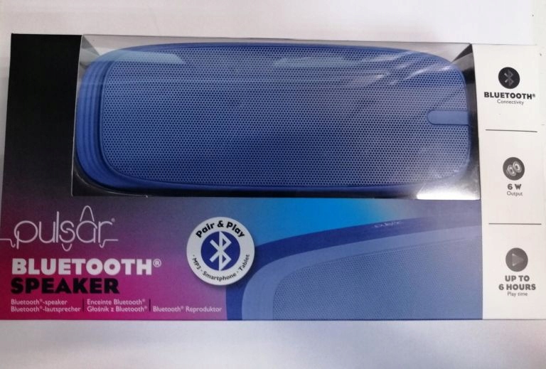 GŁOŚNIK PRZENOŚNY BLUETOOTH PULSAR-JAK NOWE!