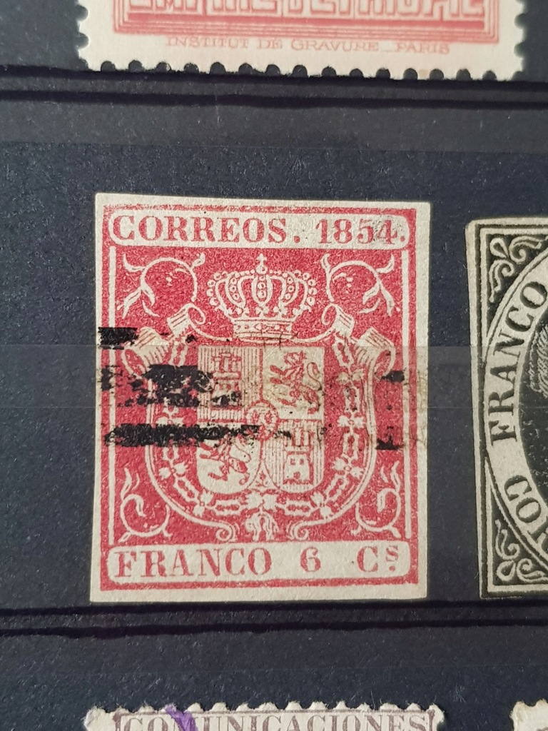 stary znaczek hiszpania