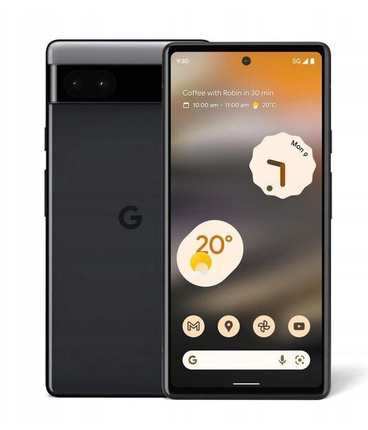 Google Pixel 6a 5G 128GB Charcoal NOWY