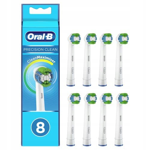ORAL B REPLACEMENT BRUSH HEADS WITH CLEAN MAXI MISER PRECISION CLEAN - VARI