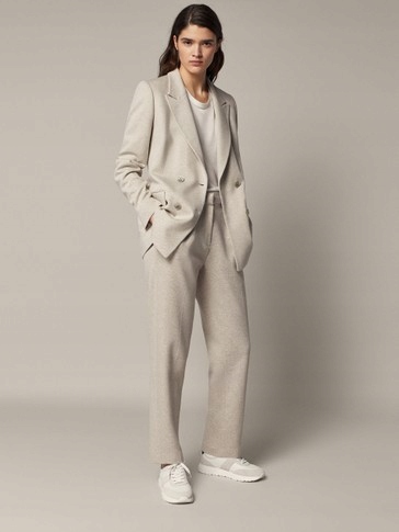 Massimo Dutti SPODNIE DAMSKIE BAWEŁNA 36 K-17