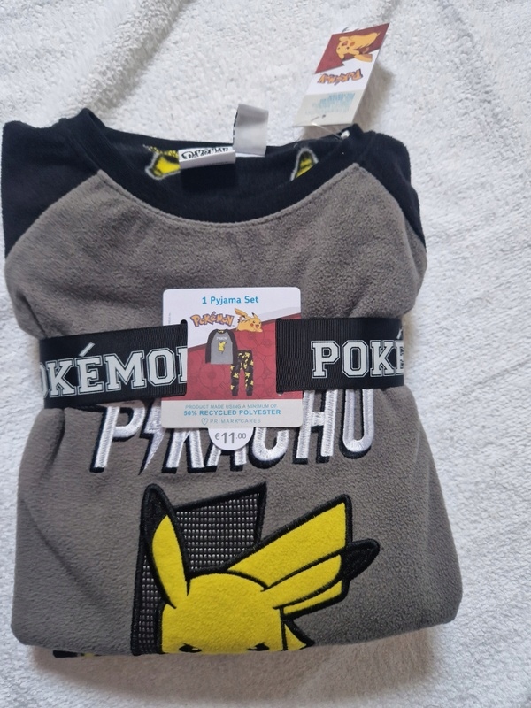 POKEMON PIKACHU FAJNA POLAROWA PIZAMA 164CM