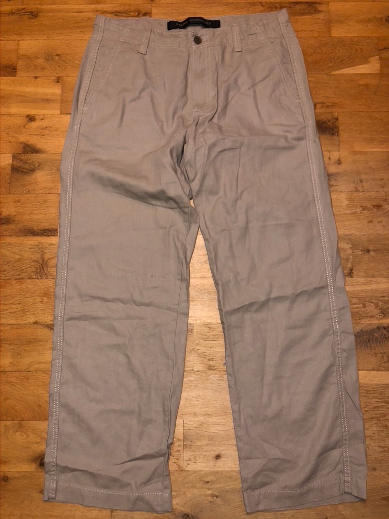 MARC ANTHONY MĘSKIE MODNE SPODNIE CHINOS W 32 L 30