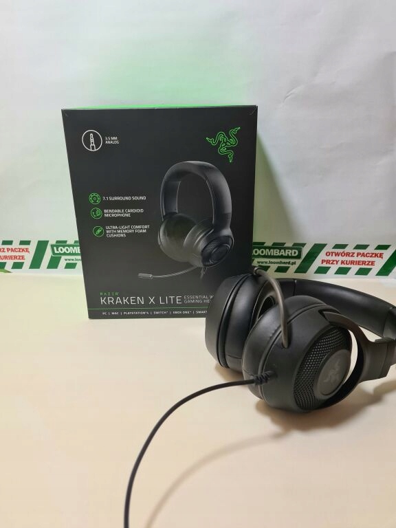 SŁUCHAWKI RAZER KRAKEN X LITE GWARANCJA 2022