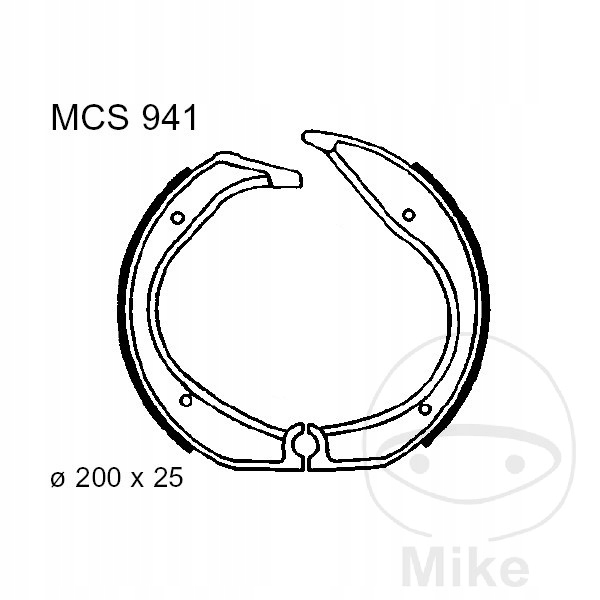 Szczęki hamulcowe MCS 941 BMW R 100 Monolever RT/2