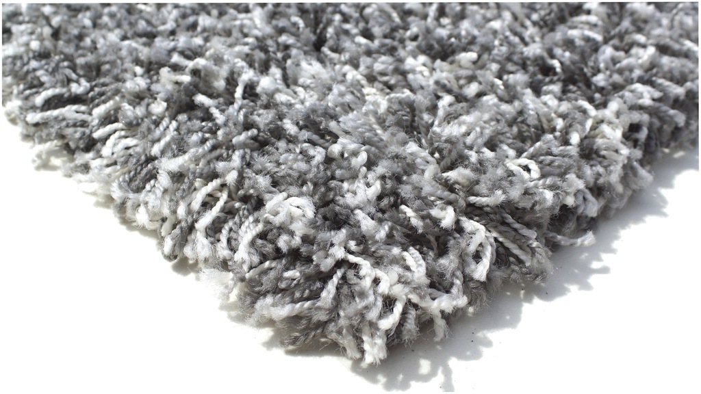 DYWAN SHAGGY 5cm 170x120 MIĘKKI GĘSTY WŁOS SZARY 6814446062