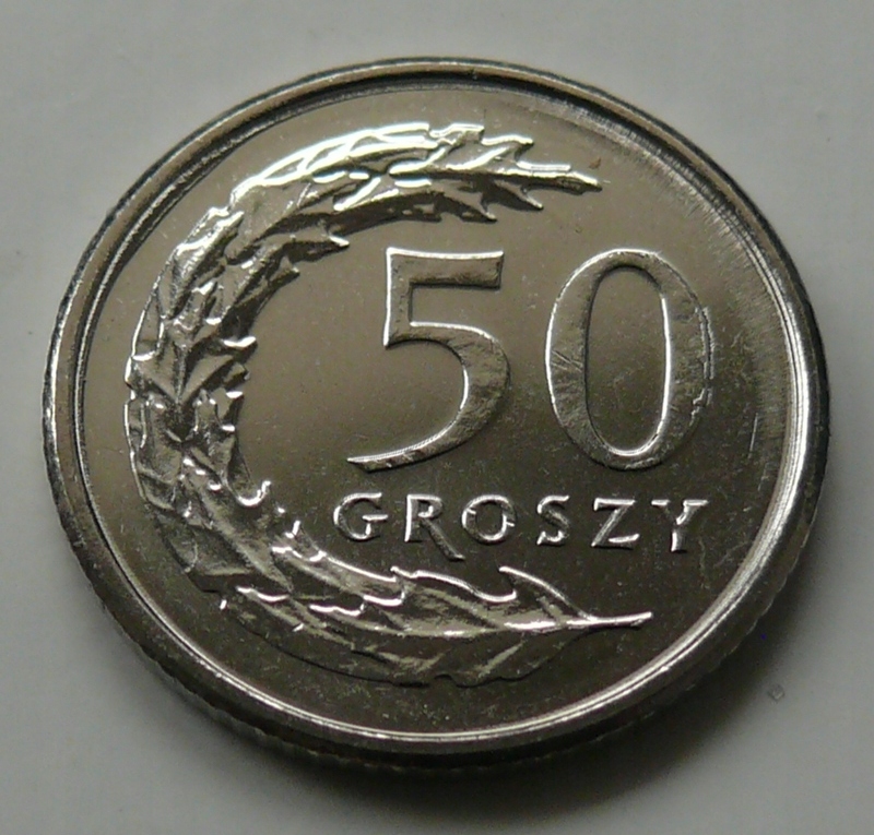 POLSKA - 50 gr 2008 - w kapslu z woreczka banko (4)