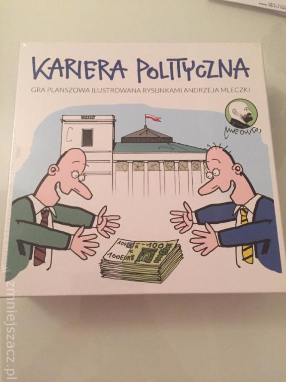 Gra planszowa Kariera polityczna z rys. Mleczki