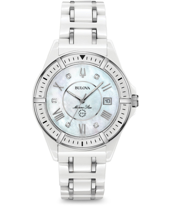 Bulova - 98P172 - Zegarki ceramiczne - Analogowy