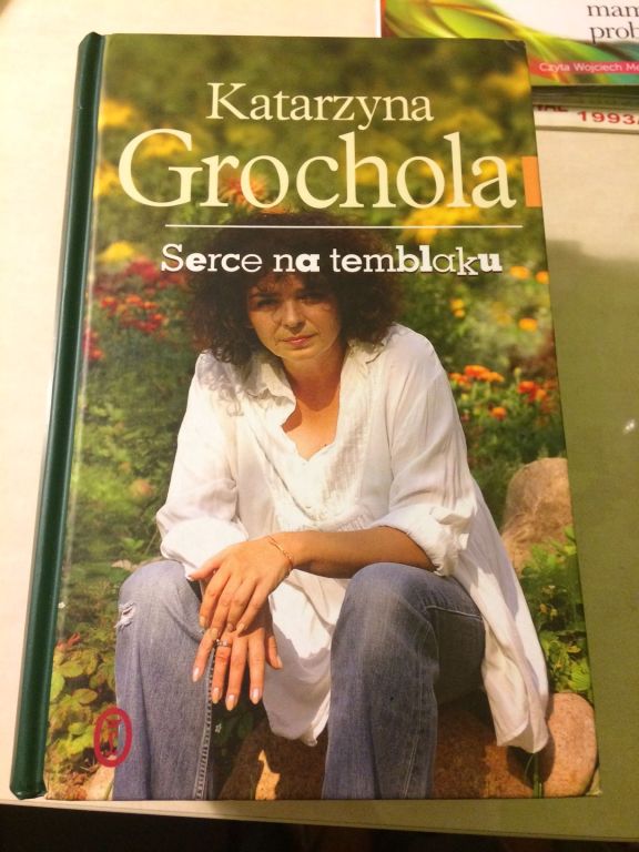 Grochola - Serce na temblaku z autografem