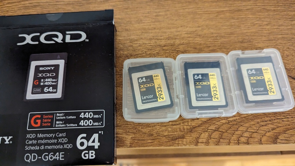 Karta pamięci XQD Sony 64 GB 440mb/s