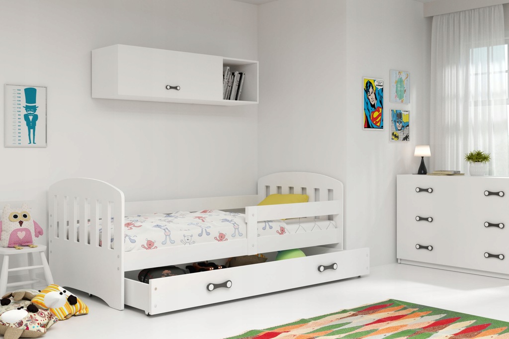 Купить HAPPY детская кровать 160х80+матрас+ящик: отзывы, фото, характеристики в интерне-магазине Aredi.ru