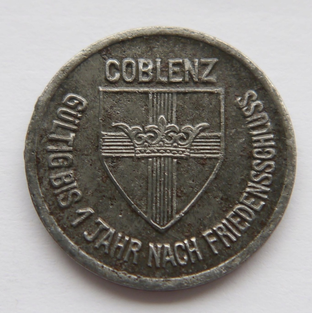 NIEMCY COBLENZ 25 PFENNIG 1918