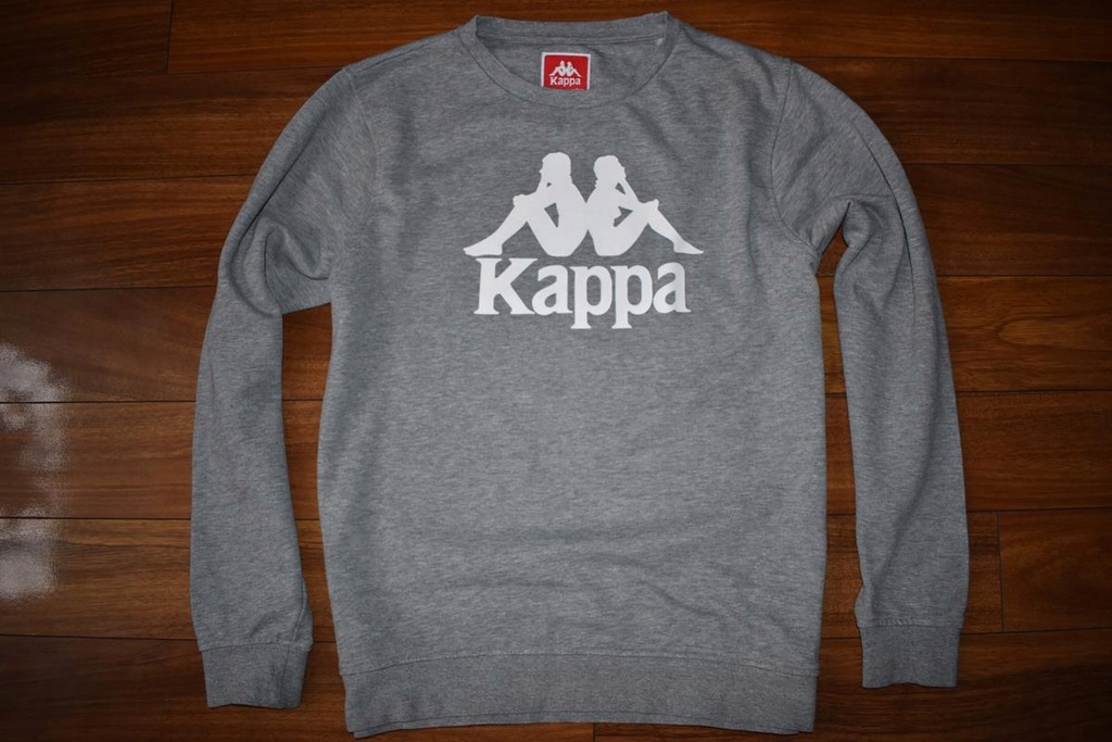 KAPPA Bluza Męska LOGO Melanż L