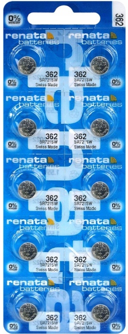 Batteria Renata 362 SR721SW - 1,55V Per Orologi | Qualit&agrave; Svizzera