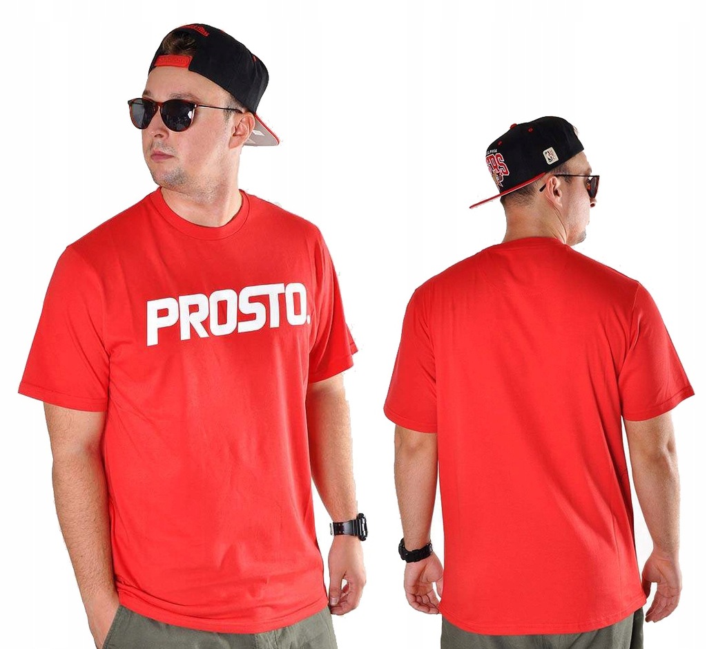 Koszulka XL PROSTO KLASYK CLASSIC t-shirt czerwona
