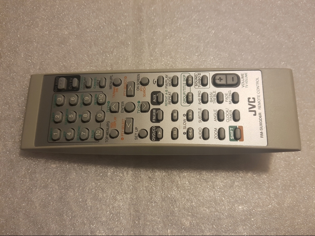 oryginalny pilot JVC - RM-SUXGD6R - AUDIO - wieża UX-GD6 UX-G68 UX-G60