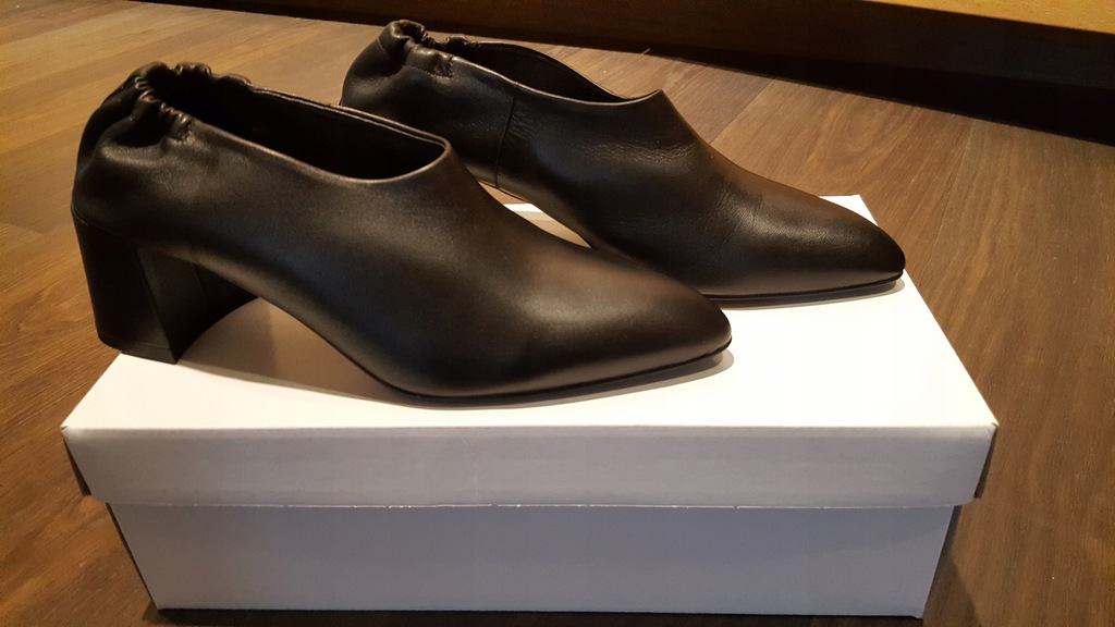 buty GINO ROSSI 38 CZARNE NOWE