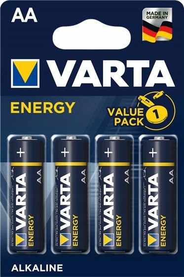 Zestaw baterii alkaliczne VARTA Energy LR6 AA (x 4