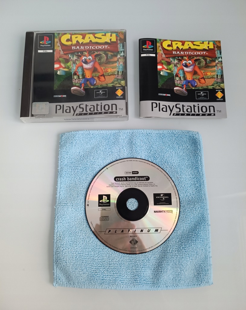 CRASH BANDICOOT PSX PS1 KOMPLETNA PLAYSTATION