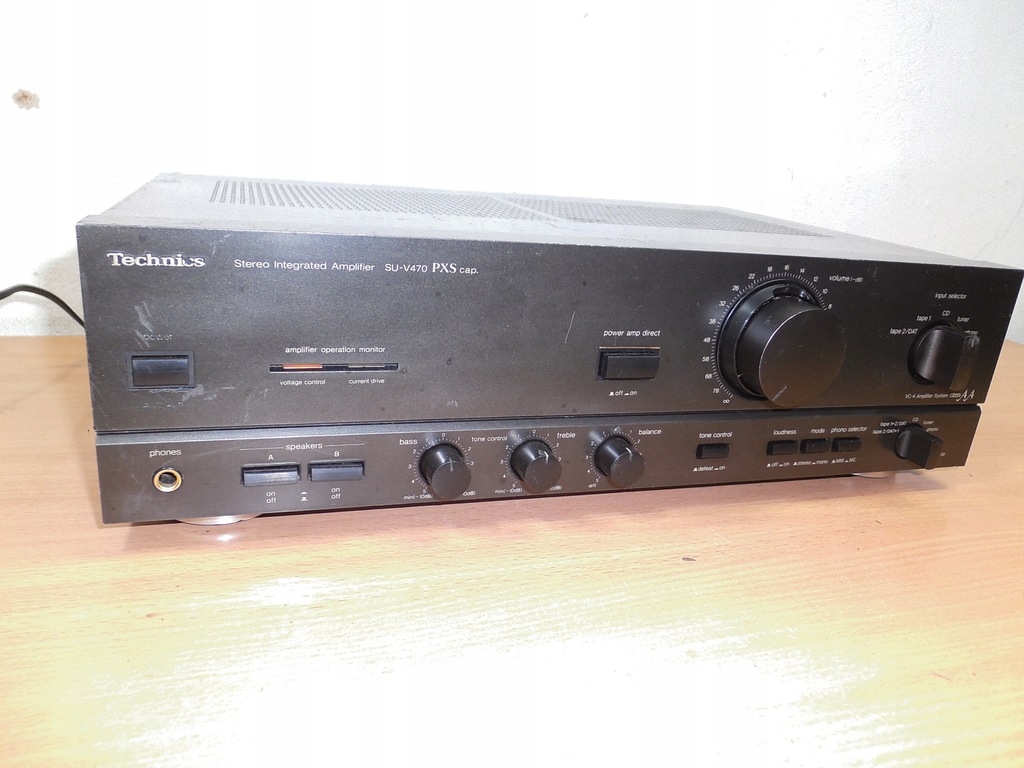 Wzmacniacz TECHNICS SU-V470 uszkodzony