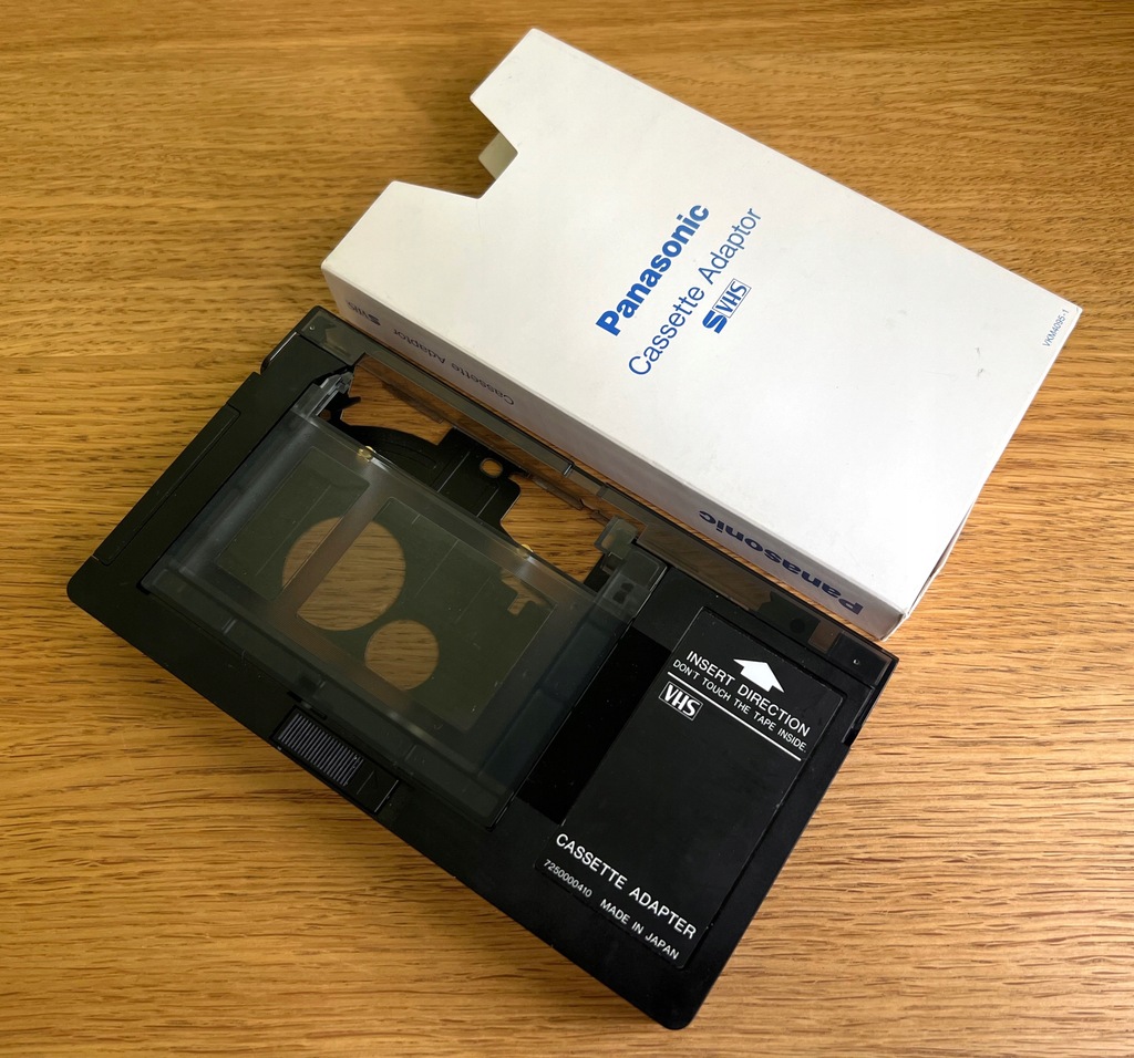 Panasonic Cassette Adaptor SVHS > VHS Japan 12159933578 oficjalne
