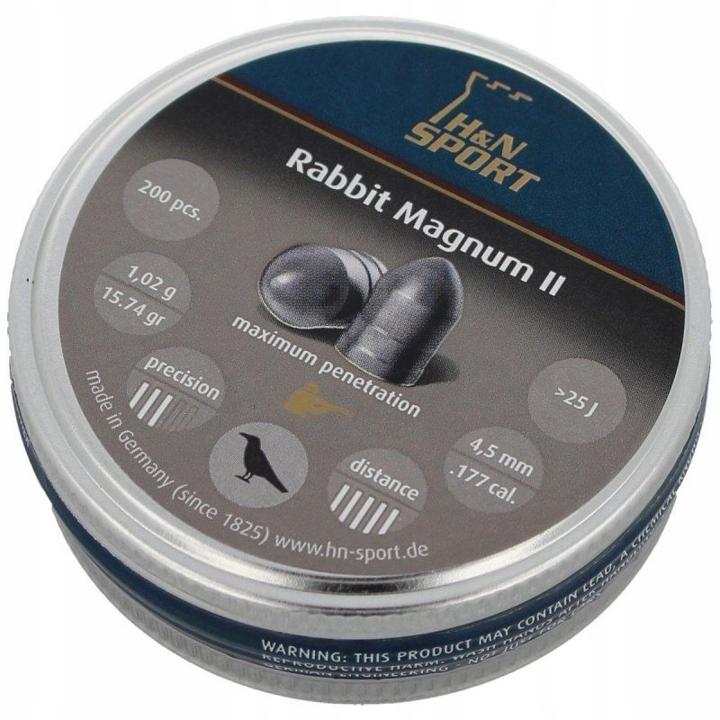 Śrut H&N Rabbit Magnum II 4.5mm 200szt (922545