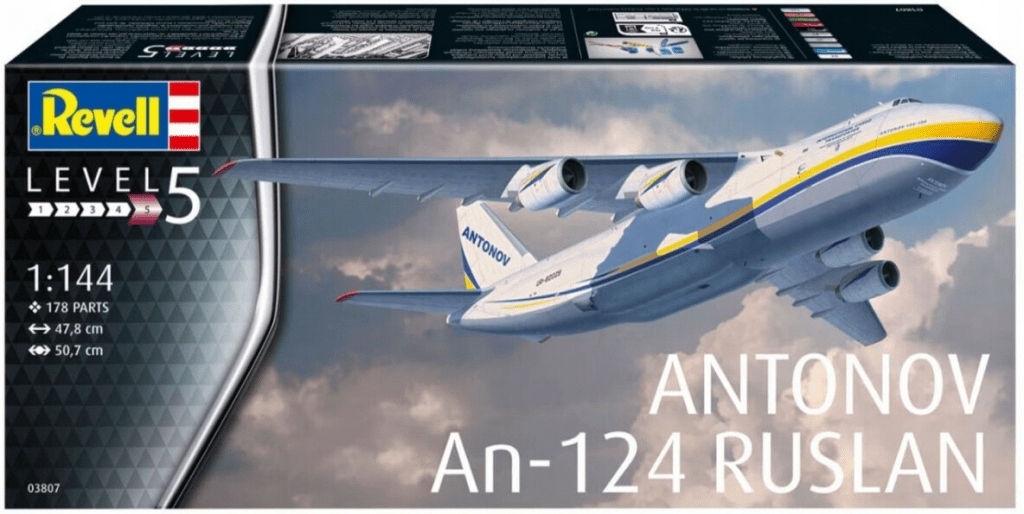 Model plastikowy Antonov AN-124 Ruslan 1/144