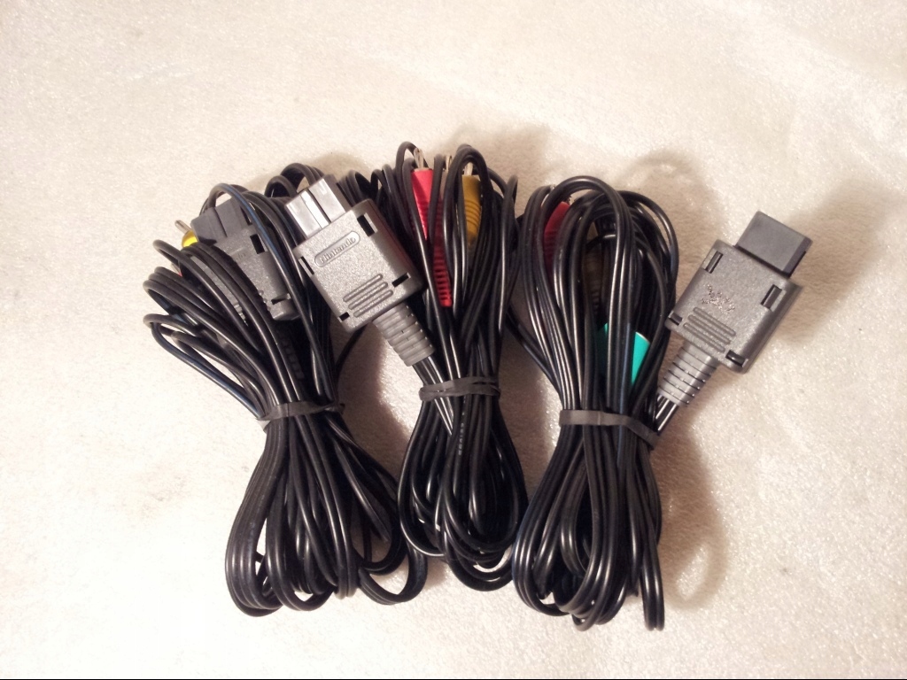 Oryginalny kabel AV do TV do GameCube - NGC N64