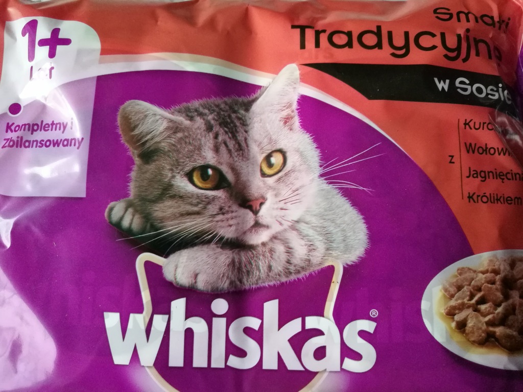 WHISKAS KURCZAK W SOSIE 100g SASZETKA KOTA KARMA