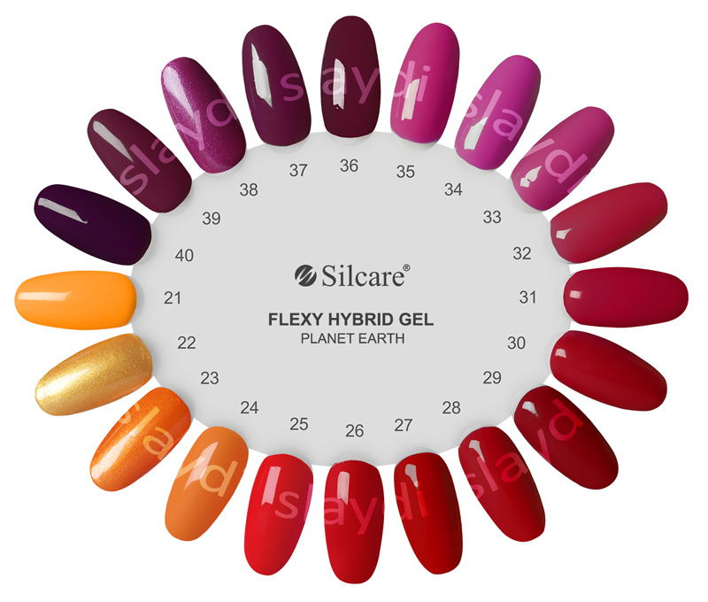 slay wzornik 20 x HYBRYDA FLEXY flexi SILCARE