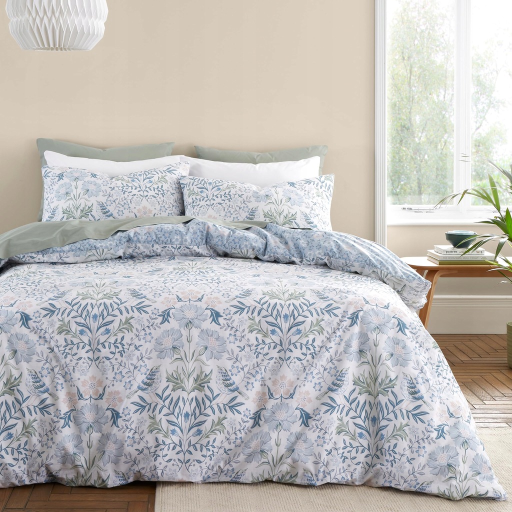 Turner Bianca Bianca Hedgerow Hopper Bettbezug-Set