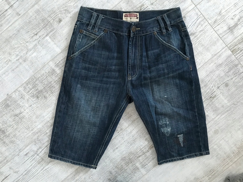 HENRY CHOICE___jeans BERMUDY męskie SZORTY__36 S