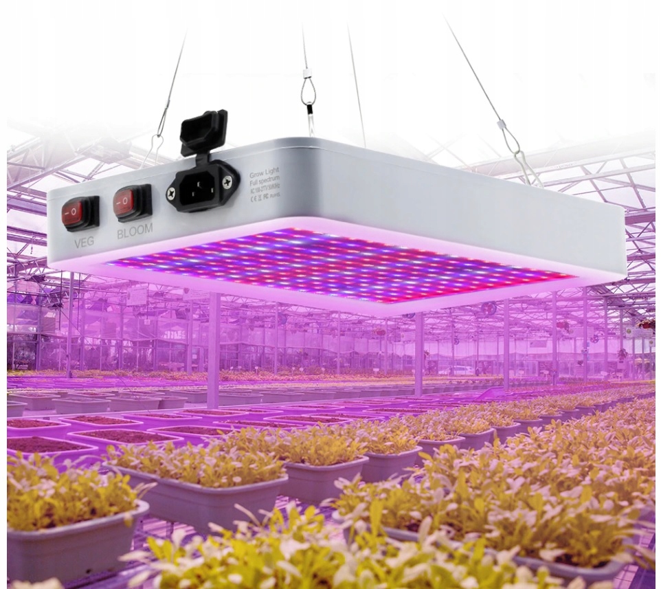 LAMPA PANEL LED SMART UPRAWY ROŚLIN GROWBOX 2000W