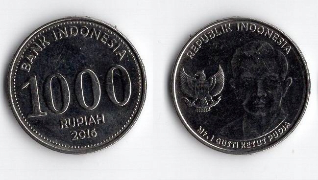 INDONEZJA 2016 1000 RUPIAH