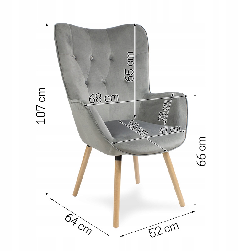 Купить Кресло РЕТРО в скандинавском стиле для гостиной F100G: отзывы, фото, характеристики в интерне-магазине Aredi.ru