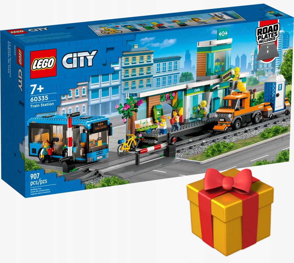 LEGO City 60335 Dworzec kolejowy - 12958584458 - oficjalne archiwum Allegro