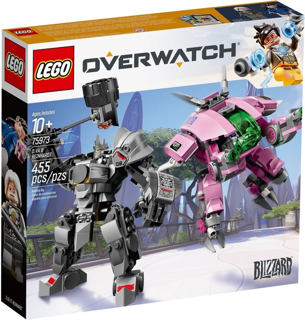 LEGO OVERWATCH D.VA REINHARDT 455EL. 75973